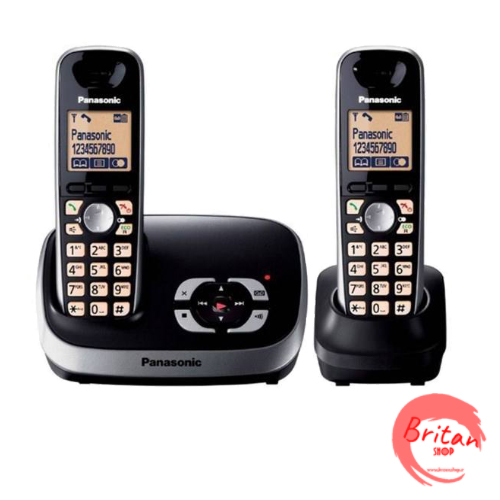 تلفن بی سیم دو گوشی منشی دار پاناسونیک مدل KX-TG6522